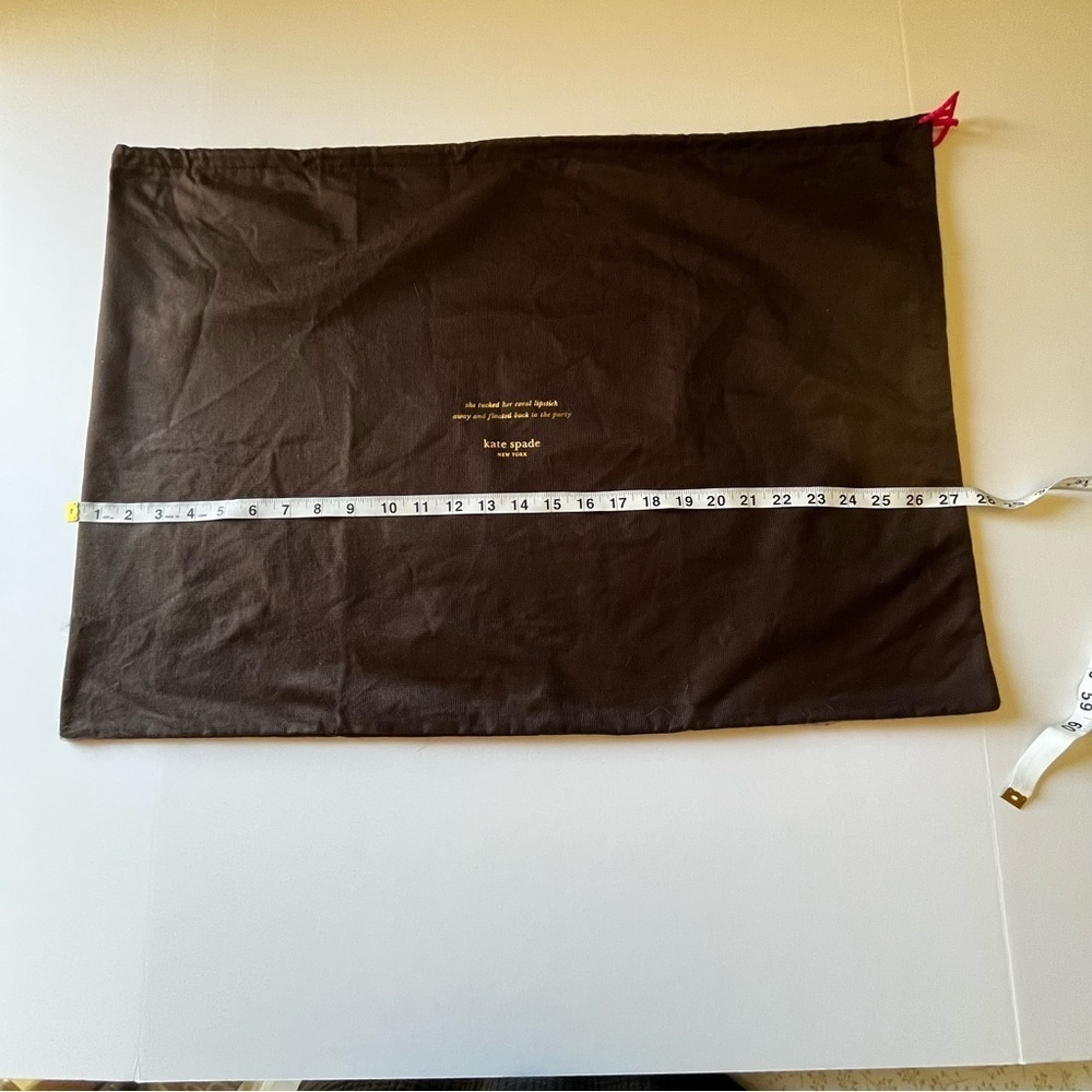 Kate Spade Brown Dust Cover Bag Brown Large 27"x19" Drawstring